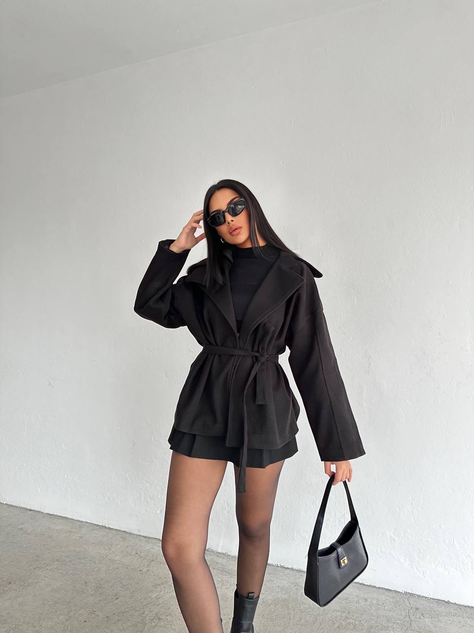 The Chic Belted Wool Jacket – 1141