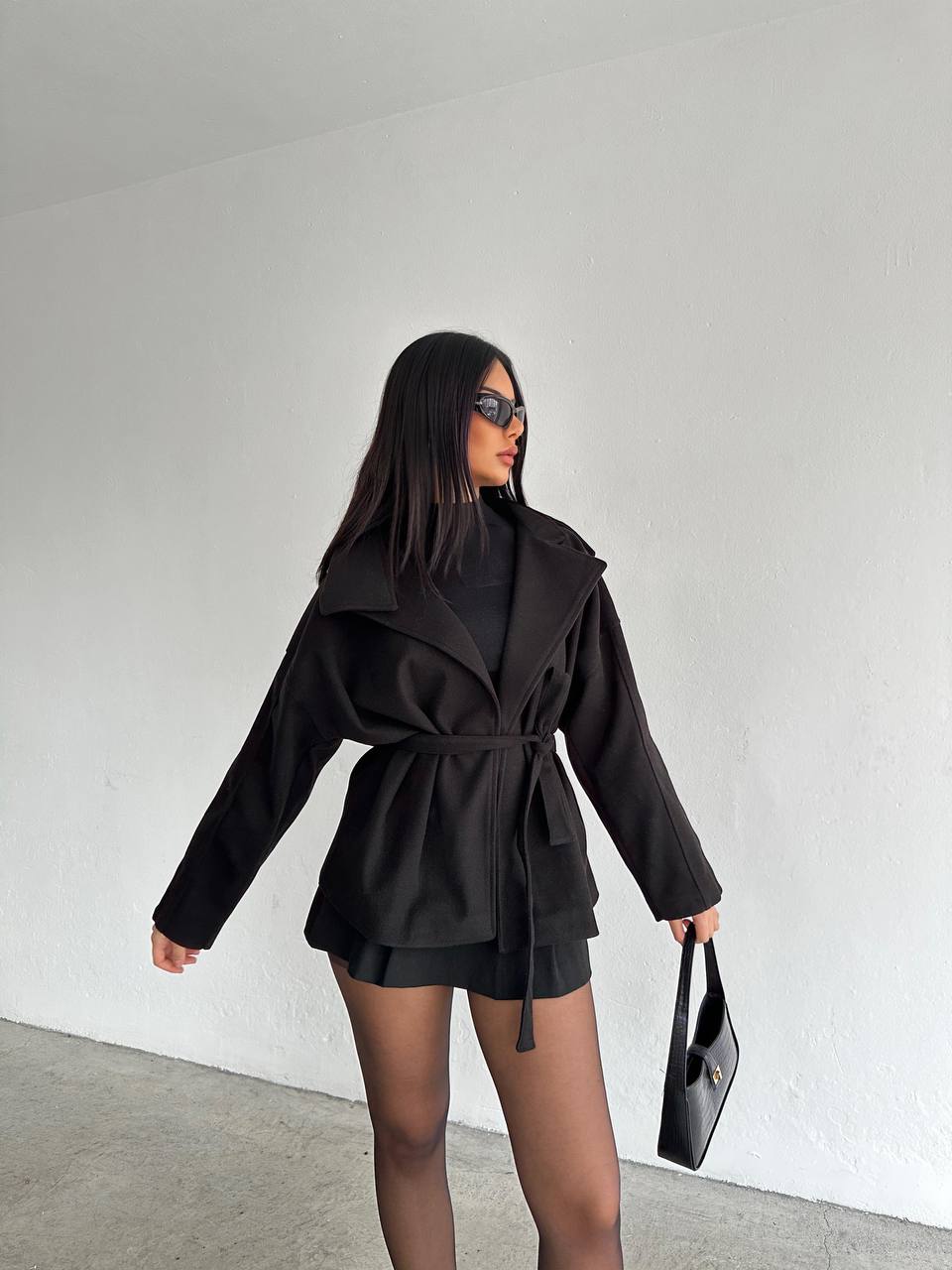 The Chic Belted Wool Jacket – 1141