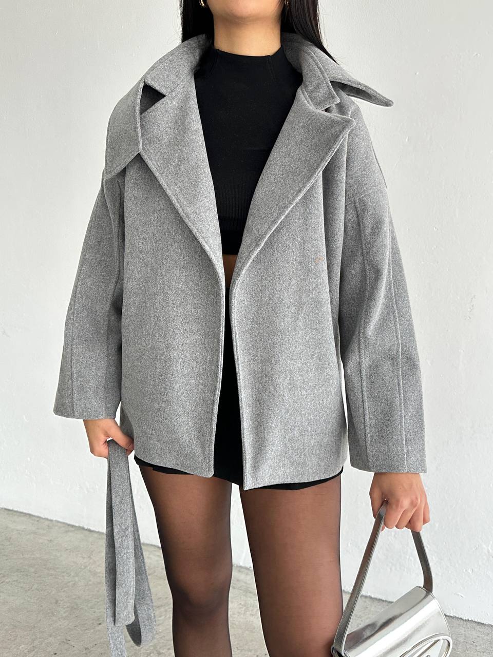 The Chic Belted Wool Jacket – 1141