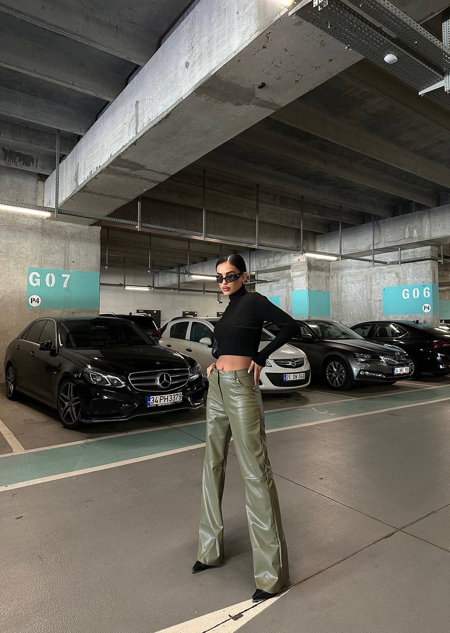 The Luxe High-Waist Wide-Leg Pants  –  1140