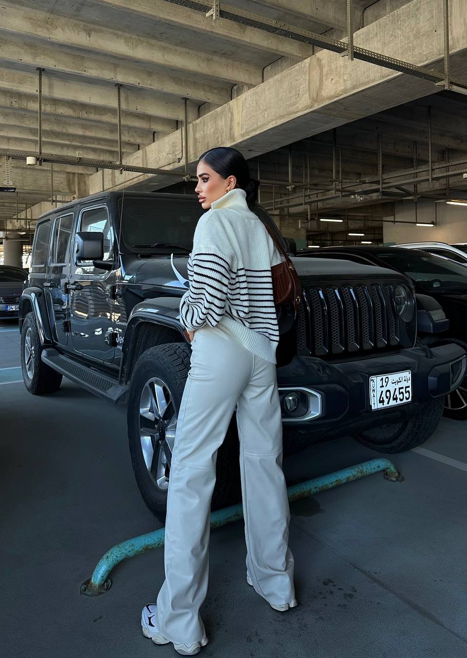 The Luxe High-Waist Wide-Leg Pants  –  1140