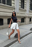 The Cascade Tiered Mini Skirt Flow & Flair - 1185