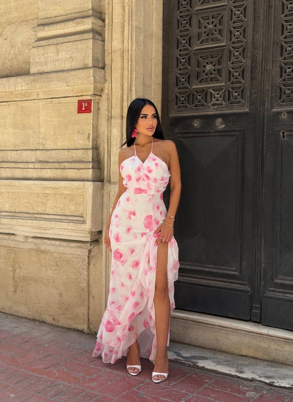 Sunset Muse Crochet Bodycon Dress - 1225