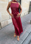 The Nova Backless Satin Maxi Dress Timeless Drape - 1235
