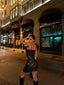Midnight Spark Mini Dress Bodycon Sequin Glam - 1244