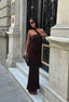Eternal Muse  Maxi Dress  One-Shoulder  Draped Detail - 1245