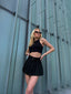 The Pleated Belted Mini Skirt – 1138