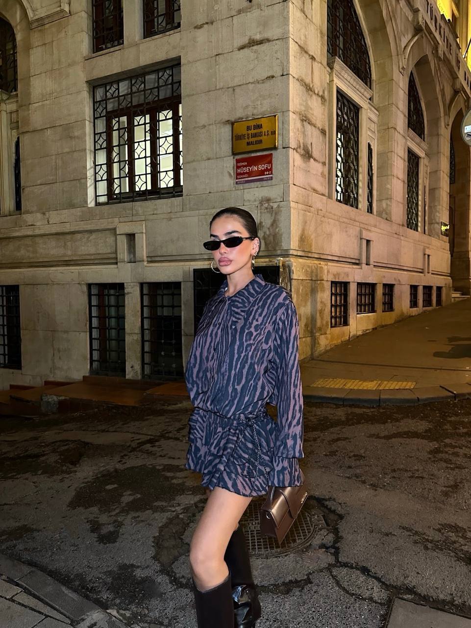 Urban Luxe Safari Set Outfits (Two-Piece Set) - 1034