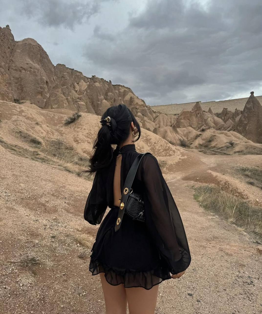 The Aurelia Chiffon Mini Dress – 1165