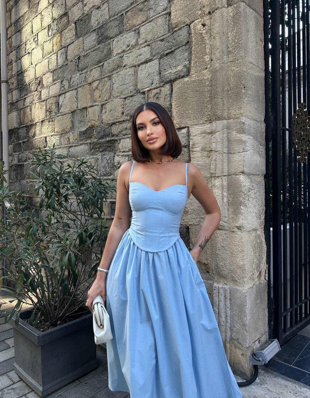 The Seraphina Sweetheart Corset Midi Dress - 1199