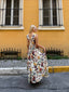 Sunset Bloom Sleeveless Maxi Dress - 1219