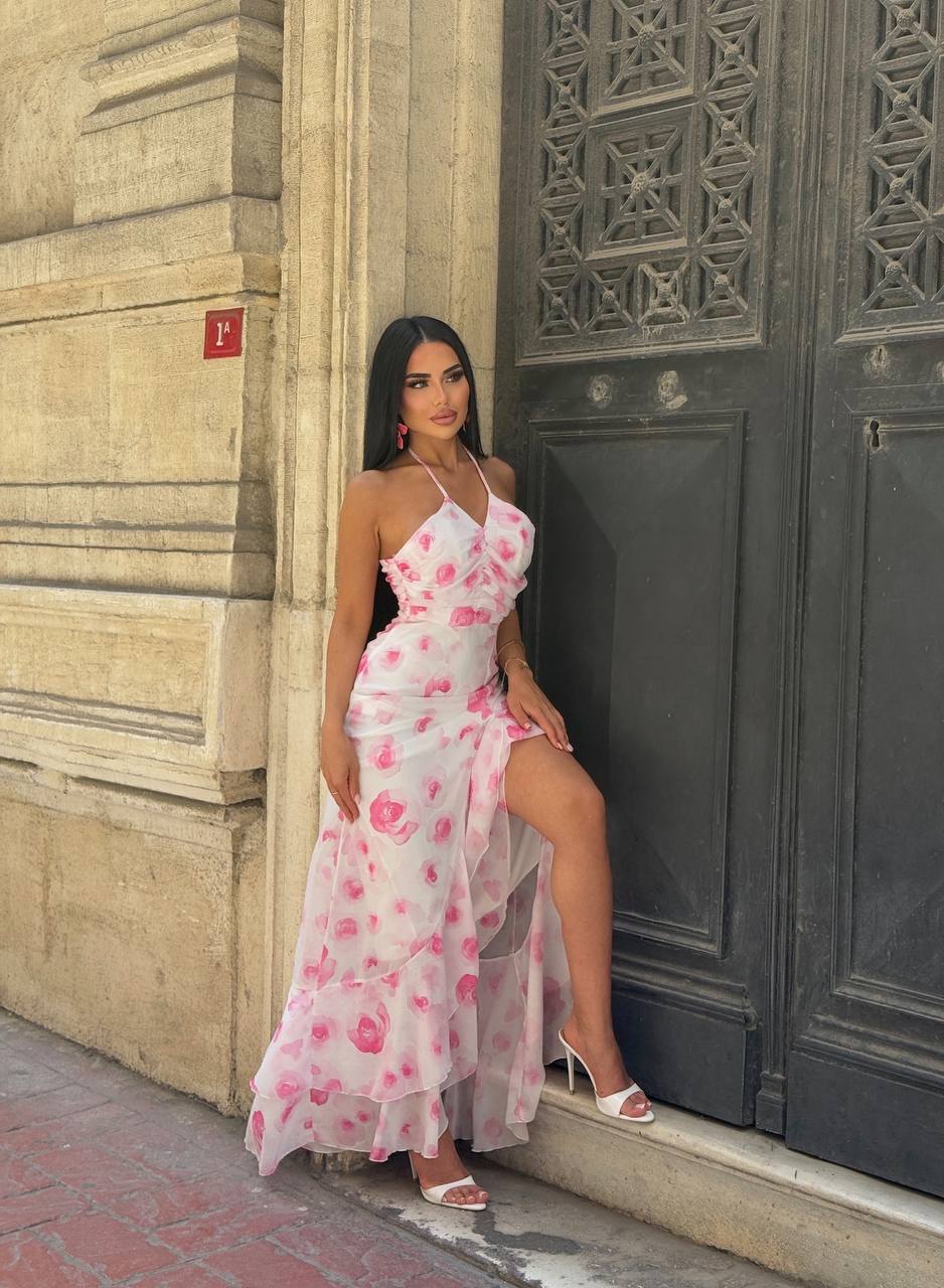 Sunset Muse Crochet Bodycon Dress - 1225