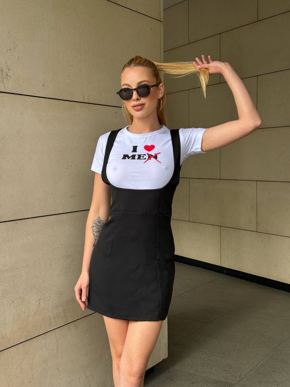 The Urban Chic Suspender Mini Dress – 1135