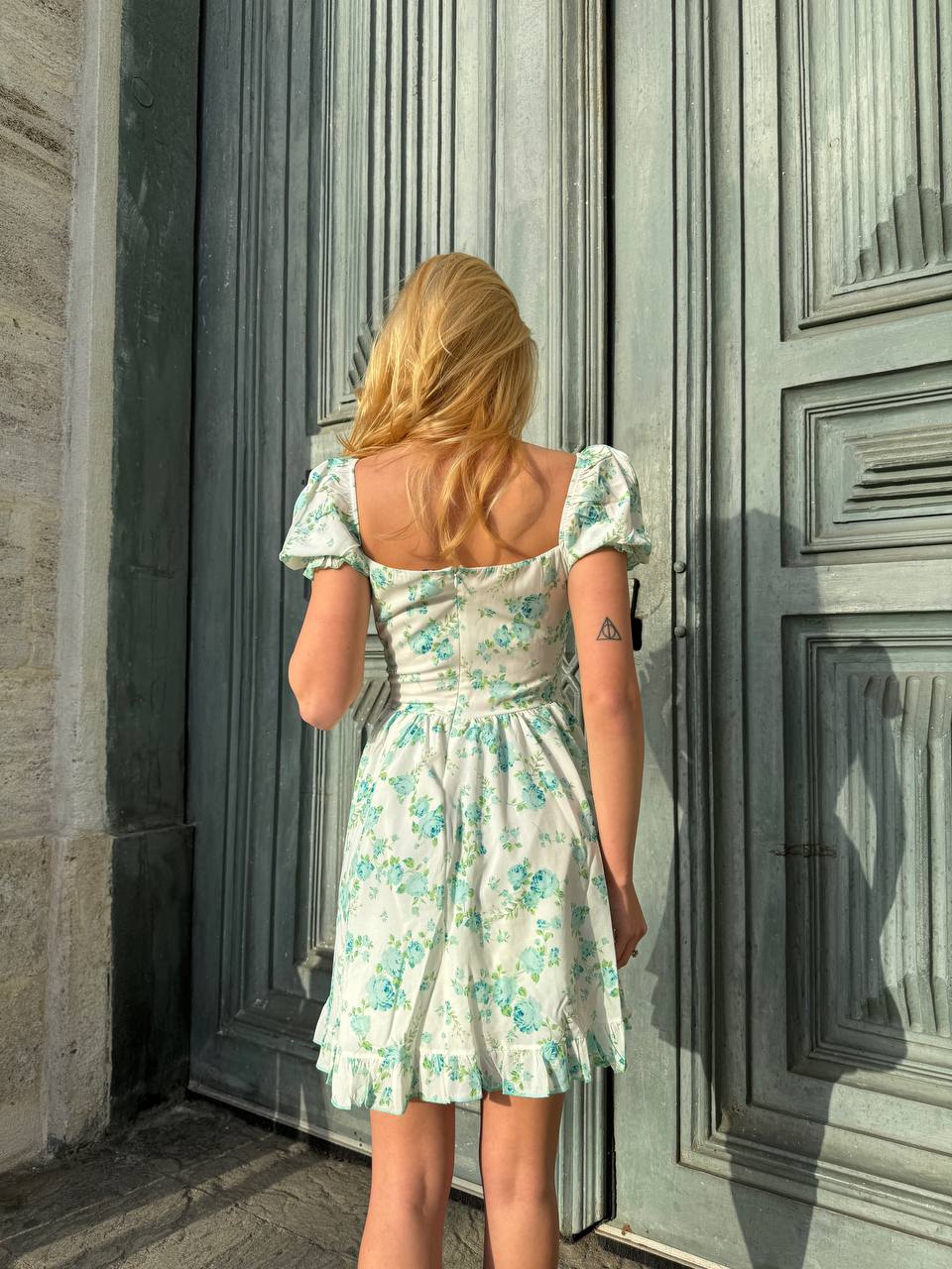 The Blooming Charm Floral Dress – 1133