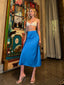 The Satin Elegance Midi Skirt – 1129