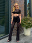The Noir Lace Elegant Allure Two-Piece Set –1161