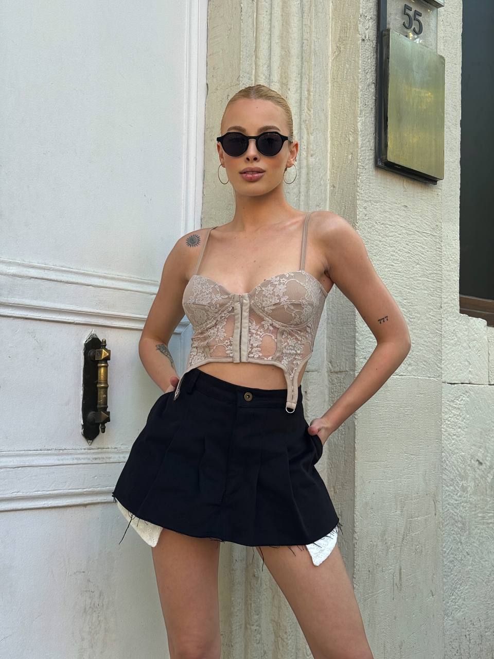 The Pleated High-Waist Skirt – 1126