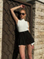 The Pleated High-Waist Skirt – 1126