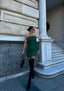 Luxe One-Shoulder Ruched Mesh Mini Dress - 1176