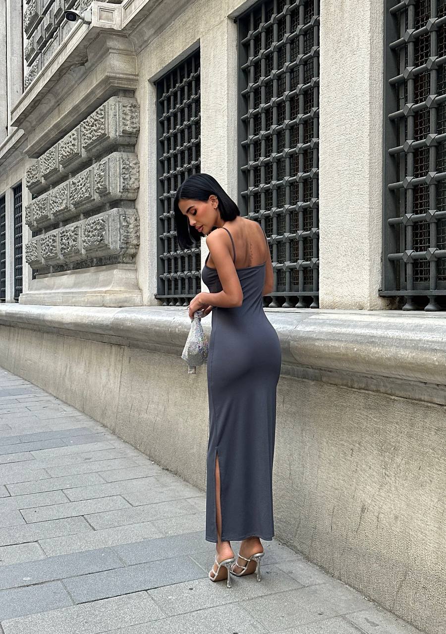 The Milan Slip Maxi Dress Effortless Allure - 1181