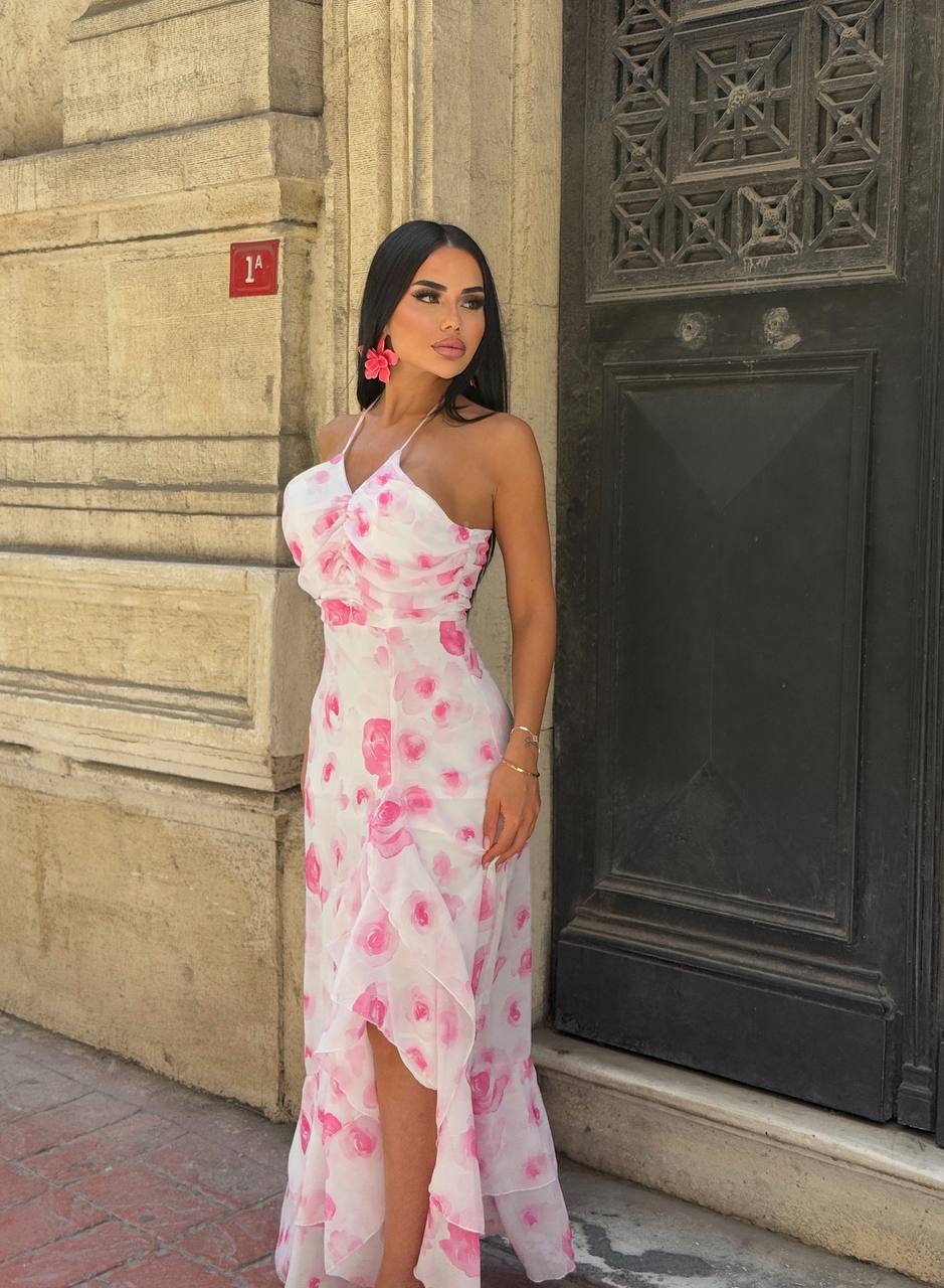 Sunset Muse Crochet Bodycon Dress - 1225