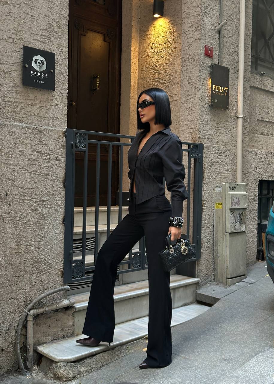 Sculpt Curve Button Shirt Tailored Waist Design 1265