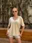 The Classic Comfort V-Neck Tee –1123