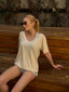 The Classic Comfort V-Neck Tee –1123