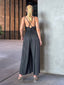 The Noir Flow Wide-Leg Jumpsuit – 1120