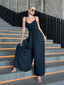 The Noir Flow Wide-Leg Jumpsuit – 1120