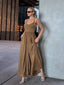 The Noir Flow Wide-Leg Jumpsuit – 1120