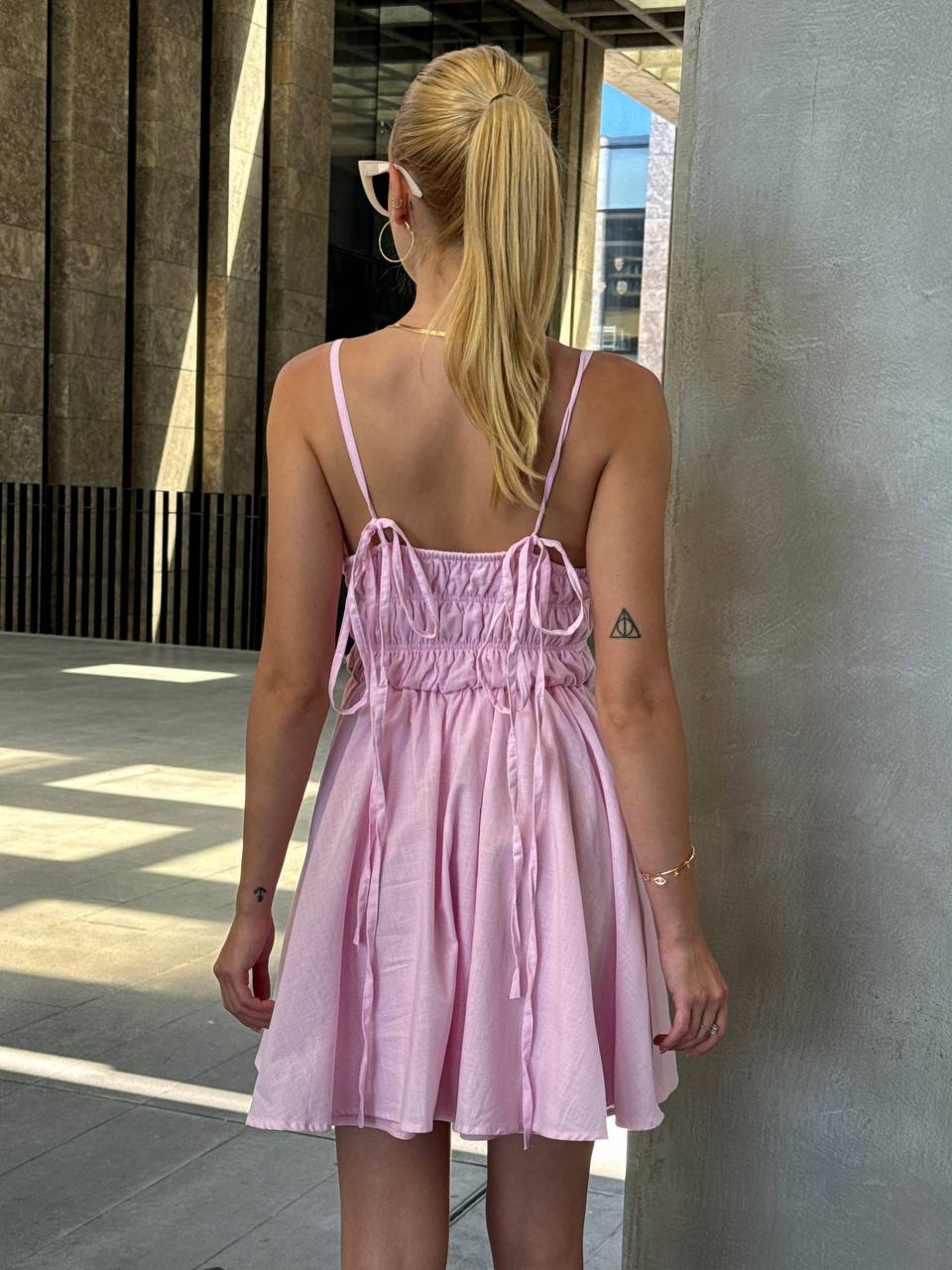 The Ruffled Summer Charm Mini Dress - 1118