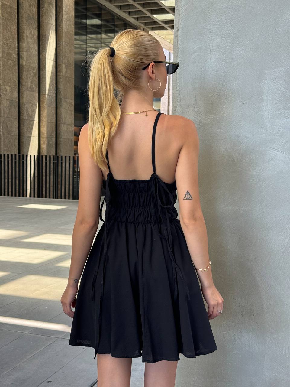 The Ruffled Summer Charm Mini Dress - 1118