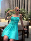The Ruffled Summer Charm Mini Dress - 1118