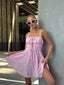 The Ruffled Summer Charm Mini Dress - 1118