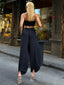 The Elegant Flowy High-Waist Trousers - 1117