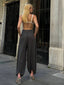 The Elegant Flowy High-Waist Trousers - 1117