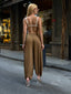 The Elegant Flowy High-Waist Trousers - 1117