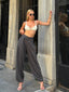 The Elegant Flowy High-Waist Trousers - 1117