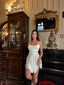 The Satin Charm Mini Dress - 1029