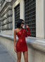 The Glam Sequin One-Shoulder Mini Dress – 1047