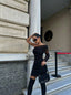 Luxe One-Shoulder Ruched Mesh Mini Dress - 1176