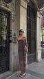 The Wild Elegance Leopard Print Maxi Dress – 1093