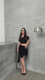 Ethereal Asymmetrical Ruched Skirt - 1173