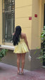 The Bella Halter Bubble Mini Dress Luxe Edition - 1214