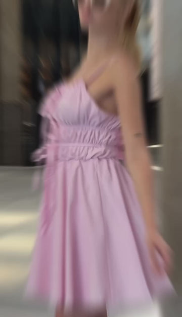 The Ruffled Summer Charm Mini Dress - 1118