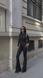The Noir Elegant Jumpsui Classic Sophistication - 1062