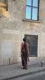 The Nova Backless Satin Maxi Dress Timeless Drape - 1235