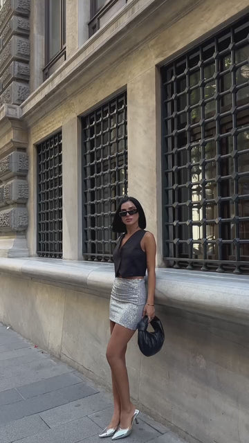 The Sparkle Sequin Mini Skirt – 1071