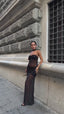 The Noir Sheer Mesh Maxi Dress – 1086